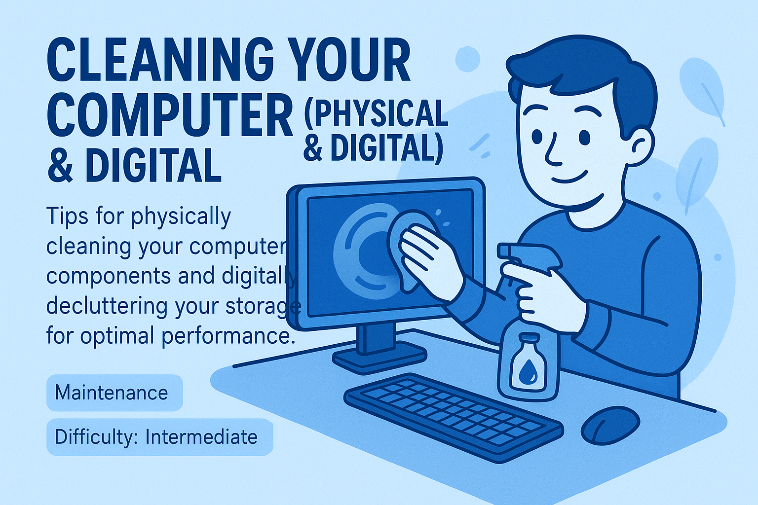 Cleaning Your Computer (Physical & Digital)