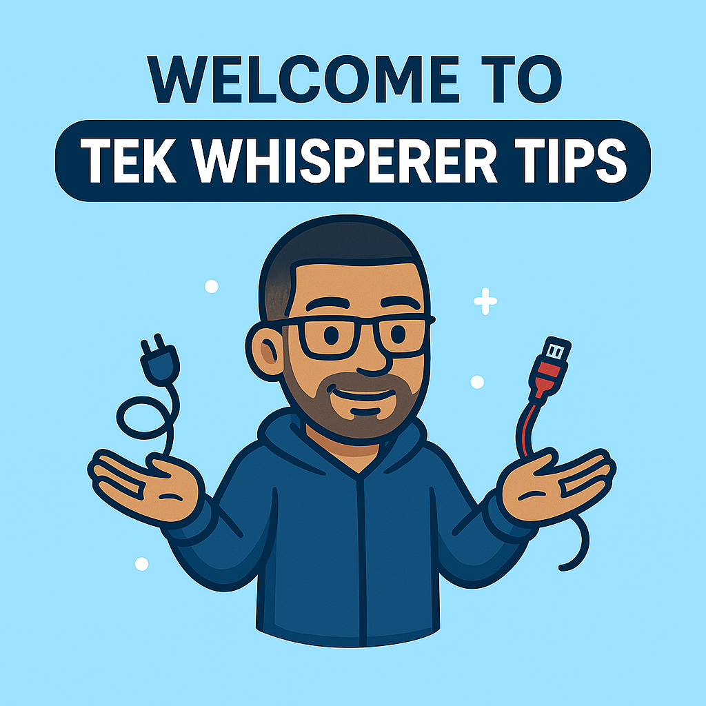 Welcome illustration for Tek Whisperer Tips
